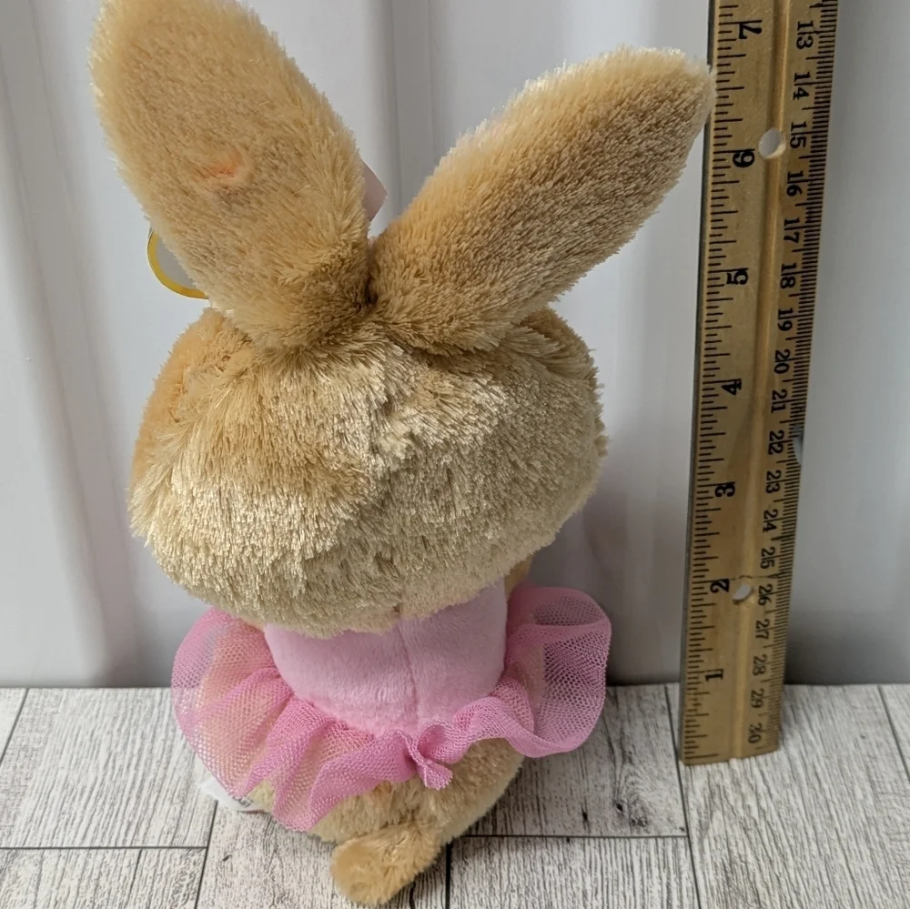 Ty Twinkle Toes Beanie Boos Pink and Brown Bunny Plush